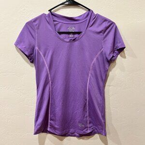 Mountain Hardwear Short Sleeve Tech Shirt - Purple - Size S